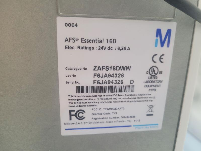 Système de purification d'eau Millipore AFS Essential 16D - ZAFS16DWW_6