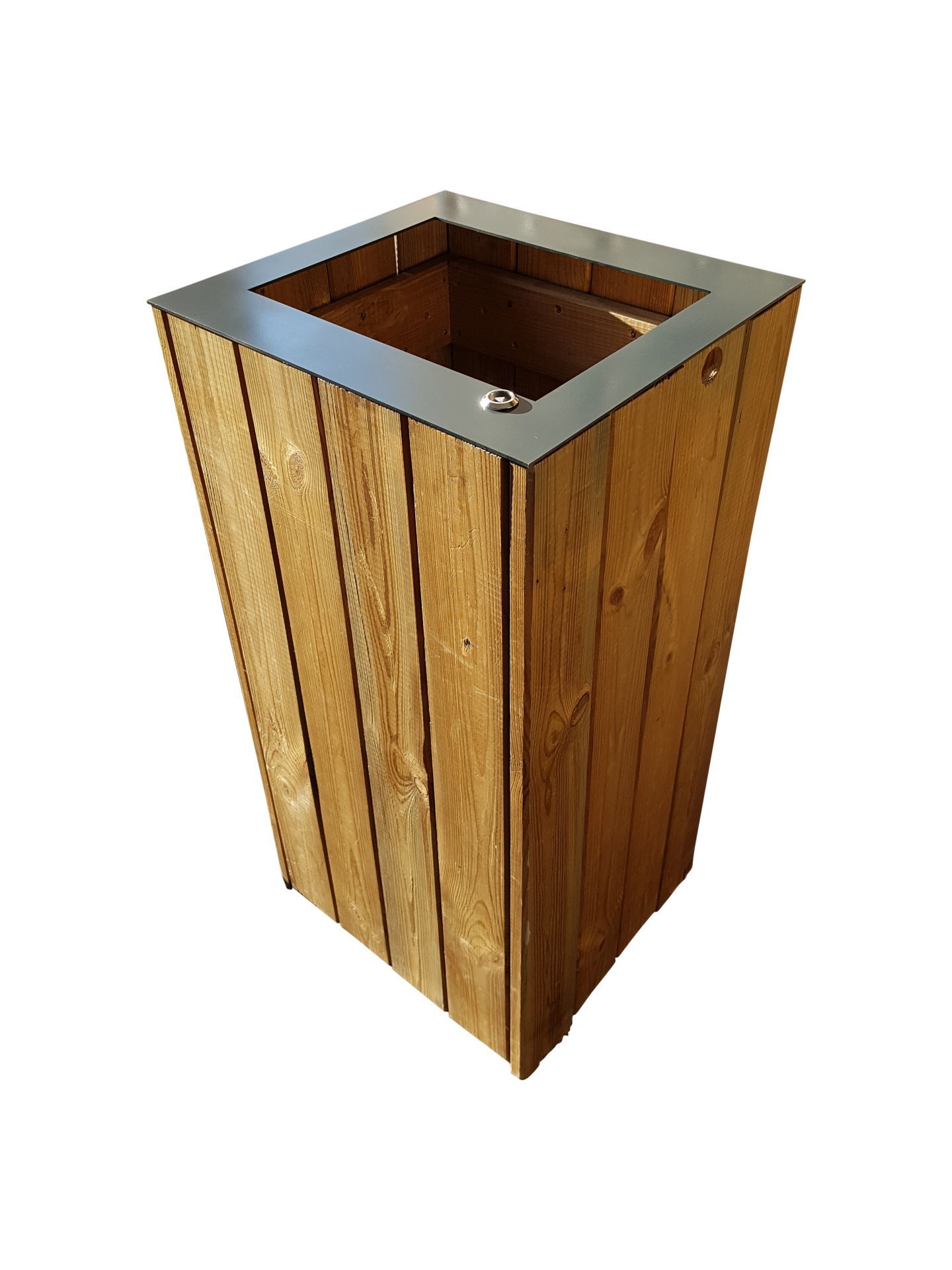 Poubelle tri sélectif en bois durable_7