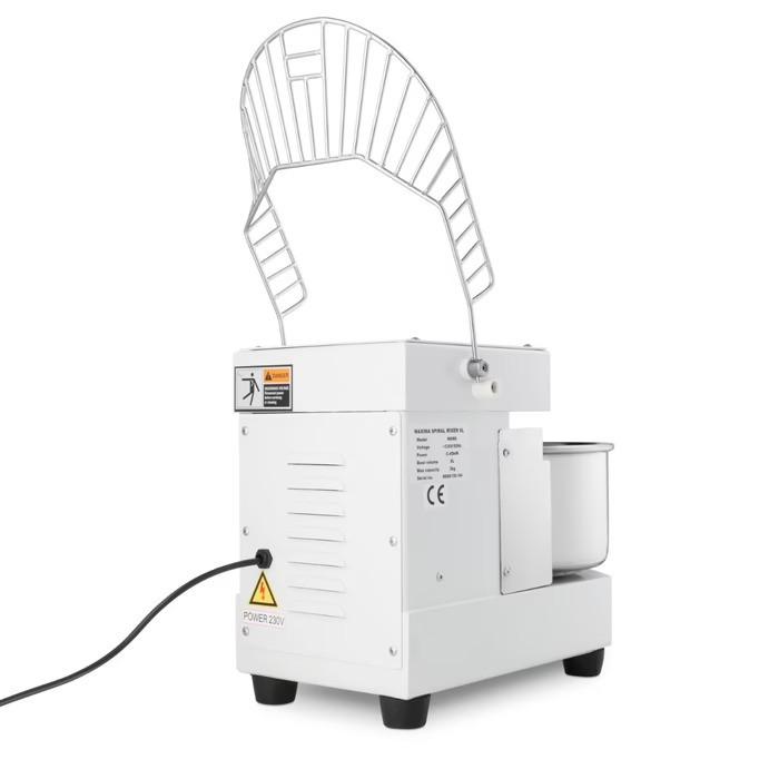 Pétrin à spirale / pétrin à pâte - 8 L - Blanc | Maxima - 09361008_6