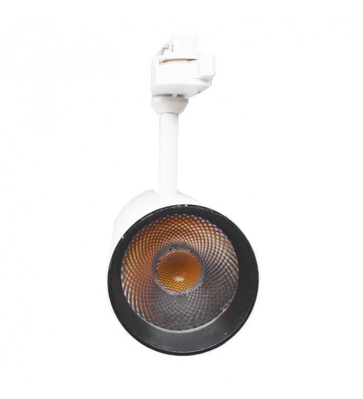 Spot LED MAYA Noir 30W Monophasé - Dimmable TRIAC - 24° - Réf SPOTMMAYANCCT_6