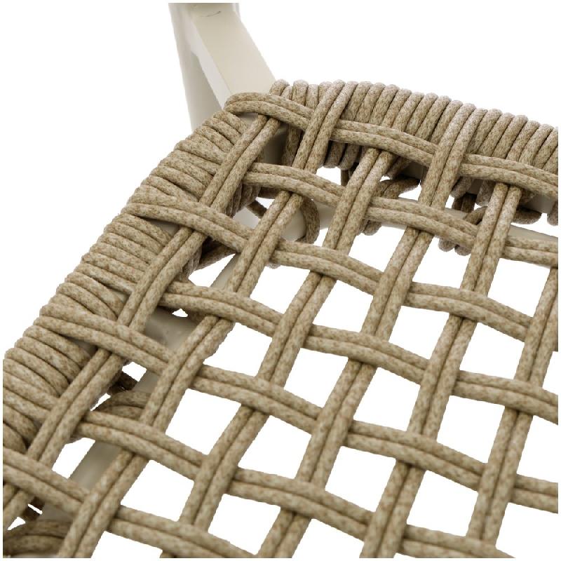Dante - Tabouret de bar empilable Piètement sable + Corde_6