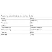 Moule électrique de bâton - Machine de cornet de crème glacée GELGOOG - Capacité 1200pcs/h - Revêtement non téflon_6