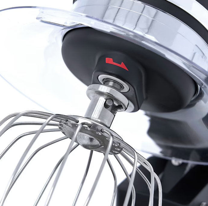 Mixer planétaire - 7 L - jusqu'à 2 kg de pâte - noir mat | Maxima - 09360785_6