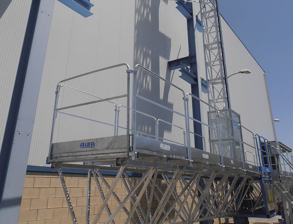 Plateforme élévatrice sur mâts pour travaux lourds - PEC 150_6