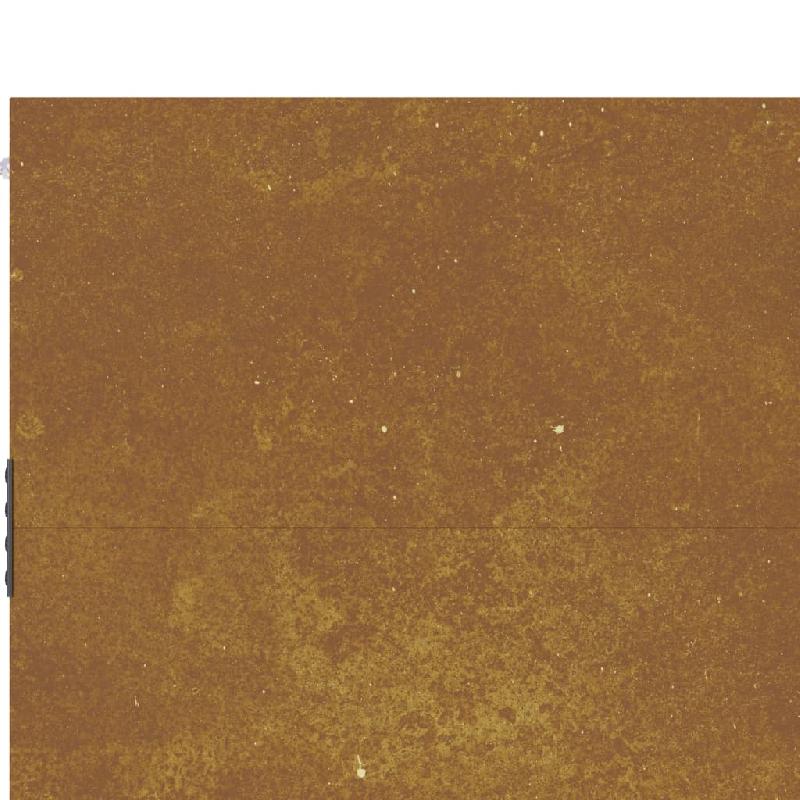 Vidaxl portail de jardin 105x130 cm acier corten 153264_6
