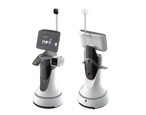 Robot Mini Bot d'accueil et de service intelligent avec ZBOS Control - Marconnet robotique_6