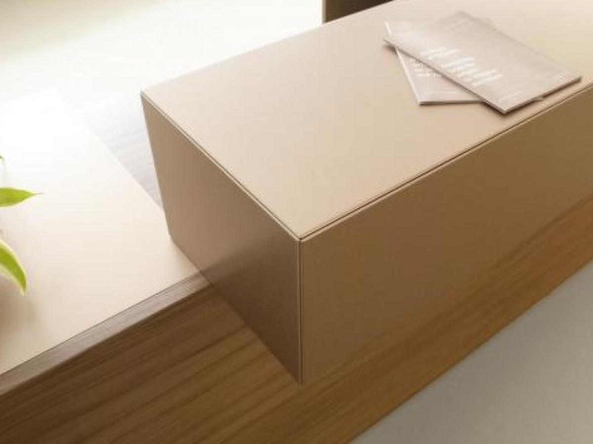 Banque d'accueil moderne éclairée - TOKI CUBE - design contemporain et élégant, modulable, avec éclairage LED optionnel_6