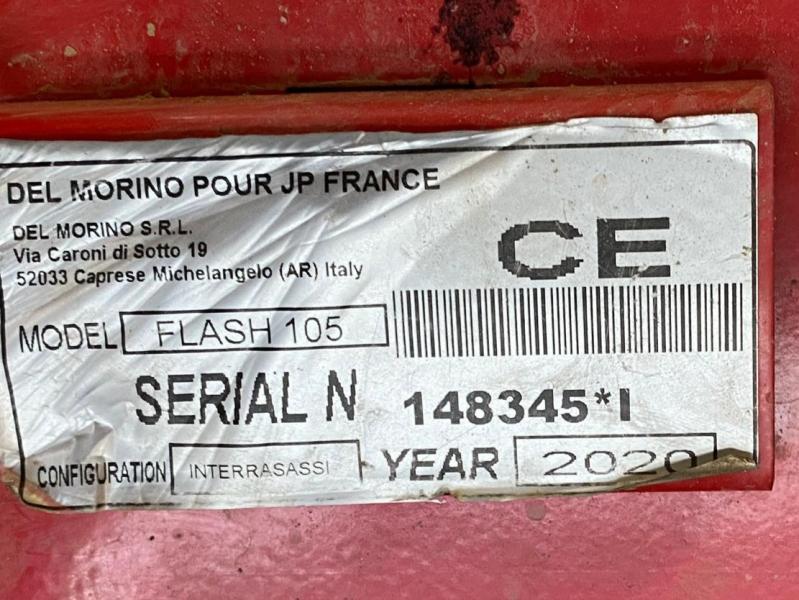 Del Morino Flash 105 Rotavator fraise rotative avec enfouisseur de pierre_6