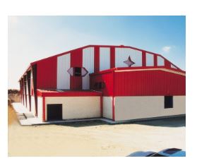 Bâtiment en métal pour centre sportif et salle omnisport - structures métalliques et bardages - Cualimetal_6