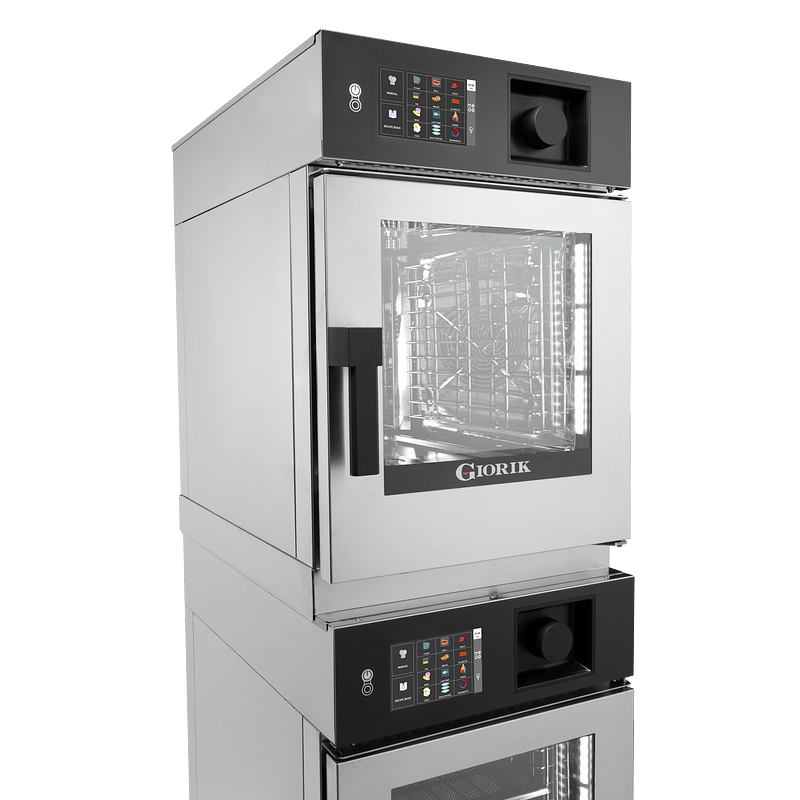 Four mixte compact électrique 6 GN1/1 vapeur symbiotique (chaudière + injection) et lavage intégré Giorik_6