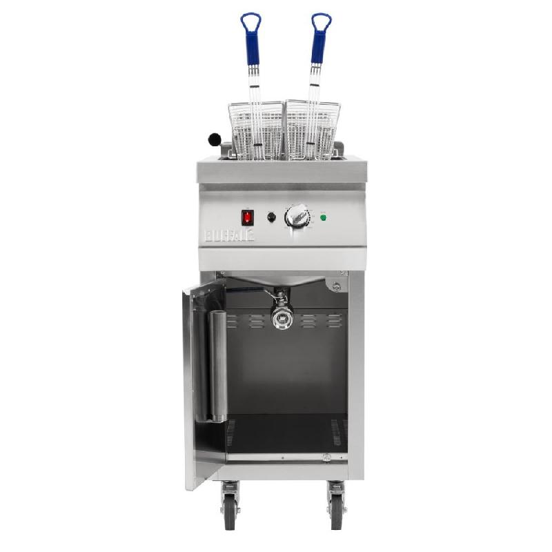 Friteuse électrique sur meuble - 1 cuve 20 L - 12 kW - Buffalo - HU198_6