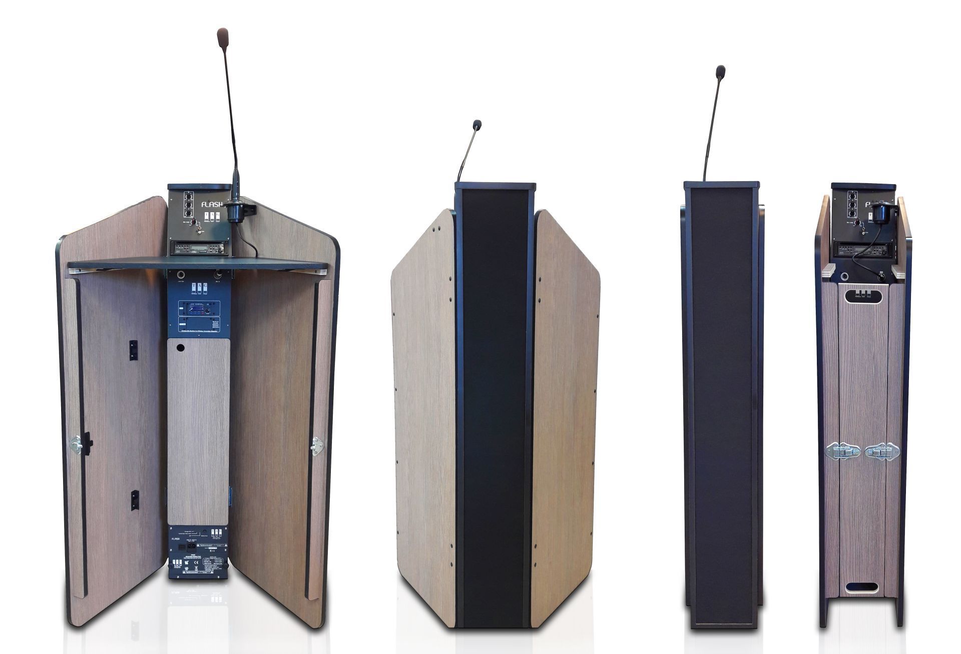 Pupitre de conférence avec lecteur MP3 USB optionnel