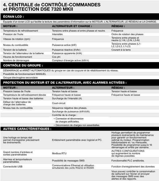 AP-850 60 Hz triphasé - Groupe électrogène en container Inmesol - 832,7 kVA - Moteur Perkins - Alternateur Stamford_6