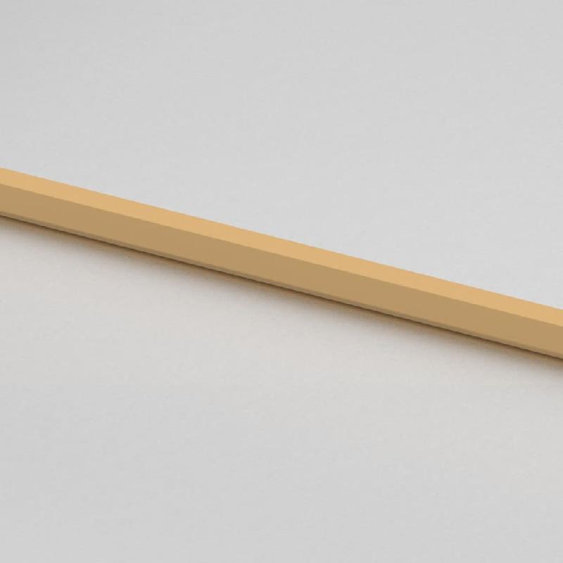 Vidaxl porte intérieure mince doré 93x201,5 cm verre trempé aluminium 155138_6