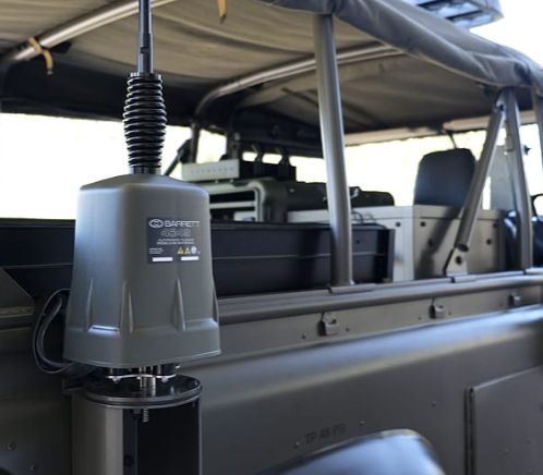 Appareil de communication PRC-4090 conforme aux normes militaires