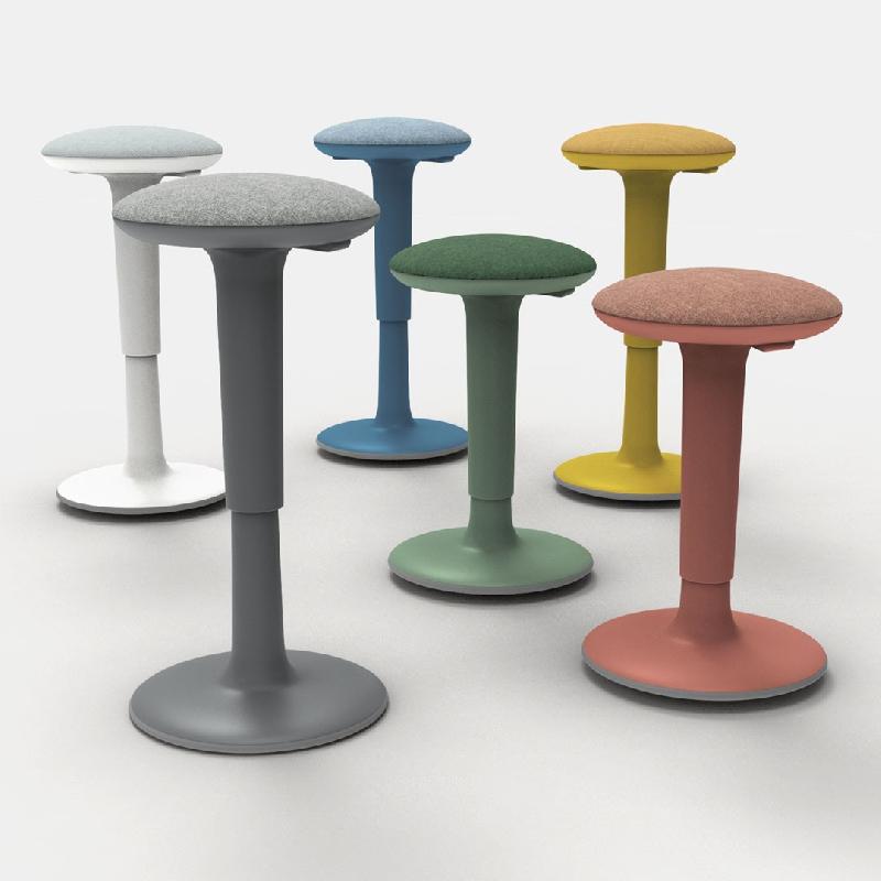 Tabouret de bureau ergonomique DOT - Rouge terracotta_6