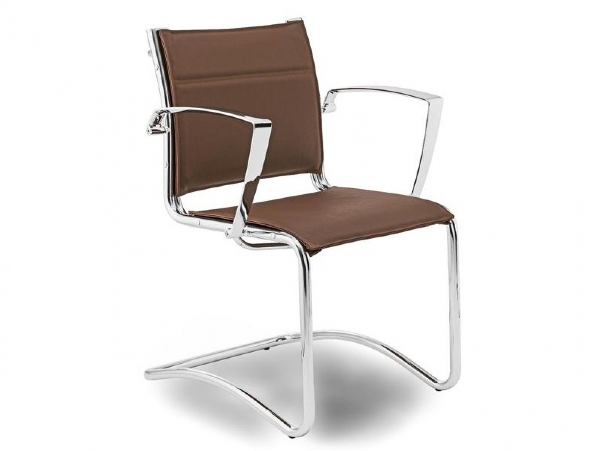 Fauteuil de direction de prestance ORIGAMI X - Design contemporain avec accoudoirs chromés et mécanismes polyvalents_6