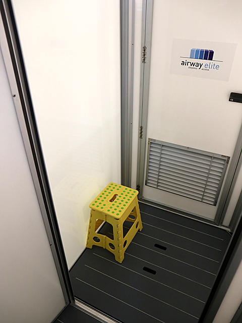 Sas AirWay Elite 80 Mark II avec grilles de ventilation optimisées