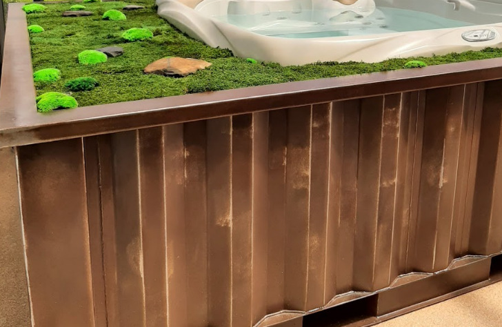 Container jacuzzi - habillage sur-mesure en conteneur Eurobox_6
