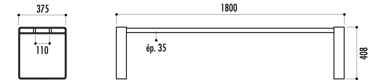 Banquette Bruges Los Angeles Marina - Banc public_6