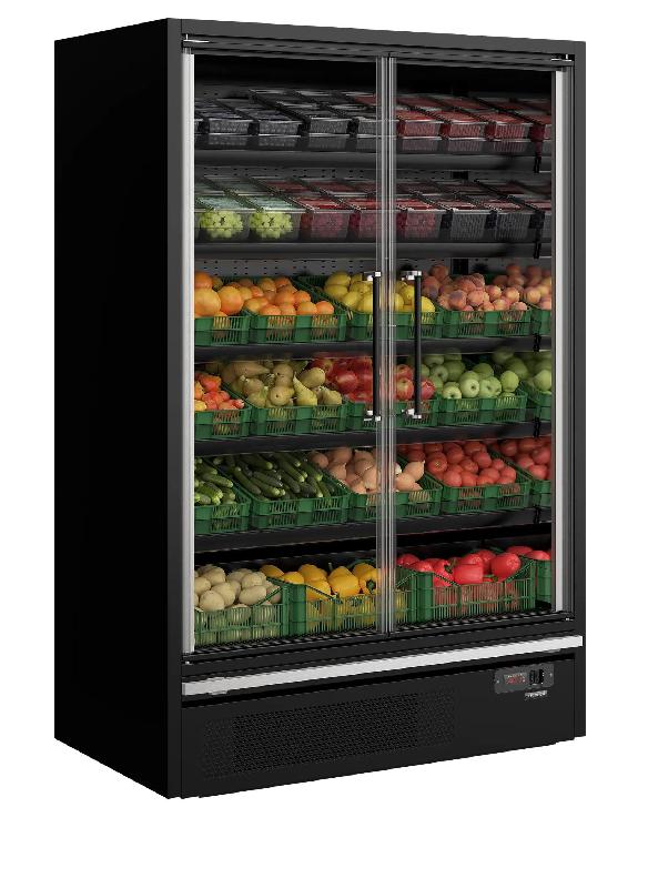 Vitrine réfrigérée pour supermarché Galaxy+ GP14FGD Maxi Black L1330 mm 48099 TEFCOLD_6