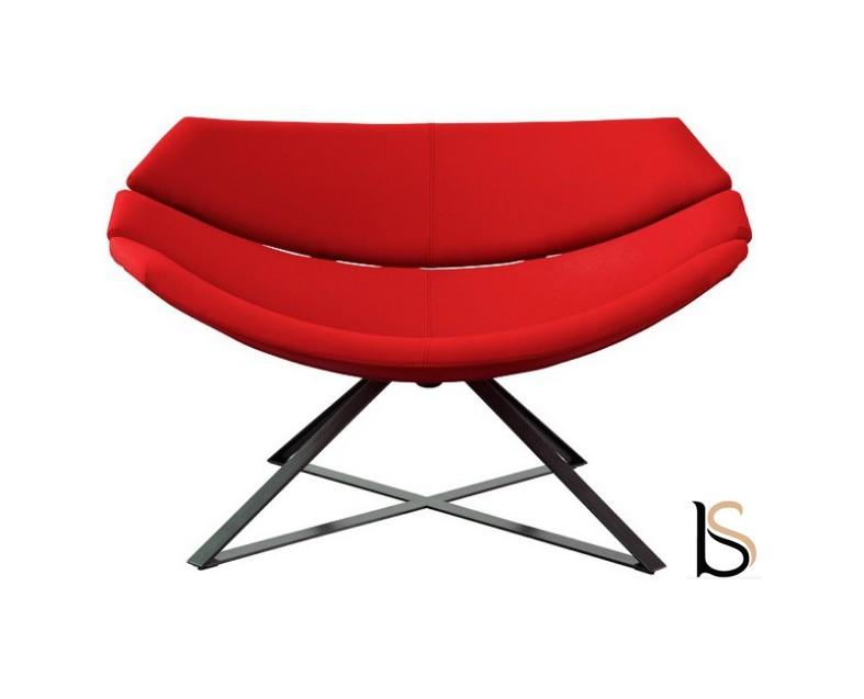 Fauteuil Radar - Softline - Feld Rouge 588_6