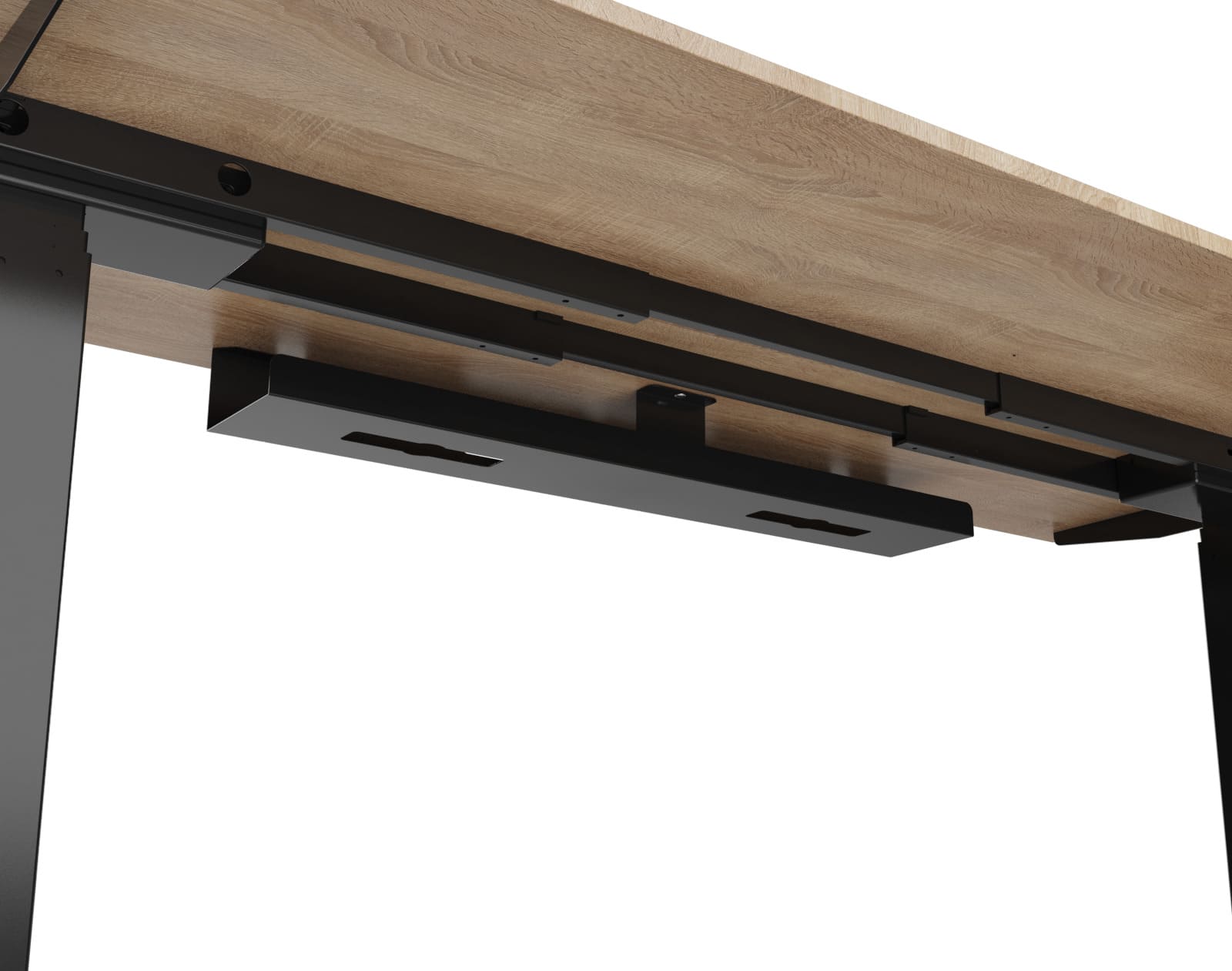 Passe-câble horizontal en acier inoxydable - Dimensions 80 x 12,5 x 7,5 cm - Jusqu'à 30 câbles - 3 points de fixation_6