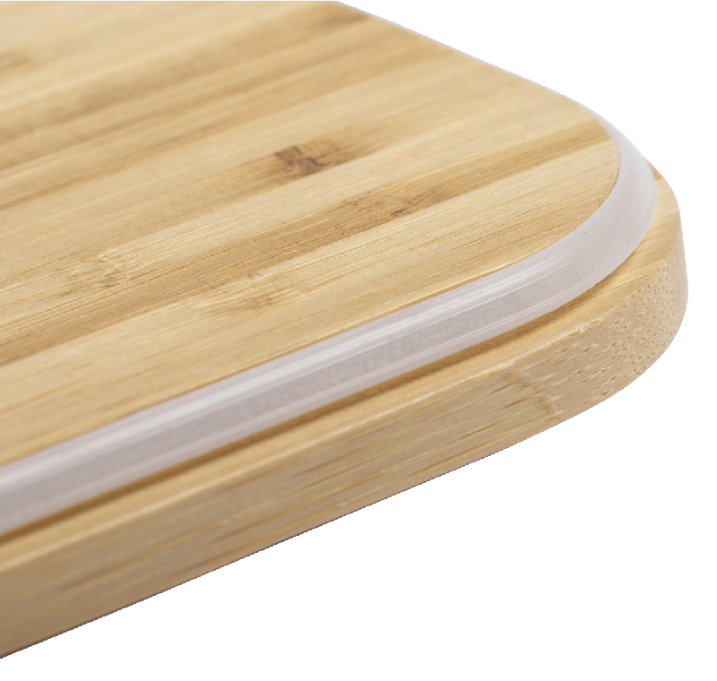 Lunch box en acier inoxydable - couvercle en bambou naturel - 600 ml avec couverts inclus_6