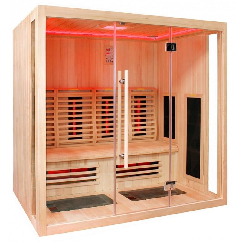 SAUNA INFRAROUGE BOREAL® SIGNATURE - 200 À SPECTRE COMPLET - 200X135X205_6