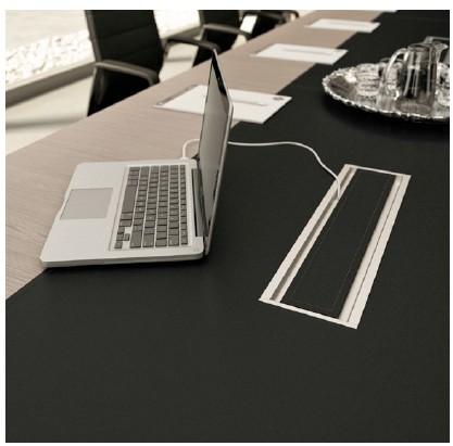 Table de conférence X9 pour 8 personnes - Officity. - Anthracite, Ébène_6