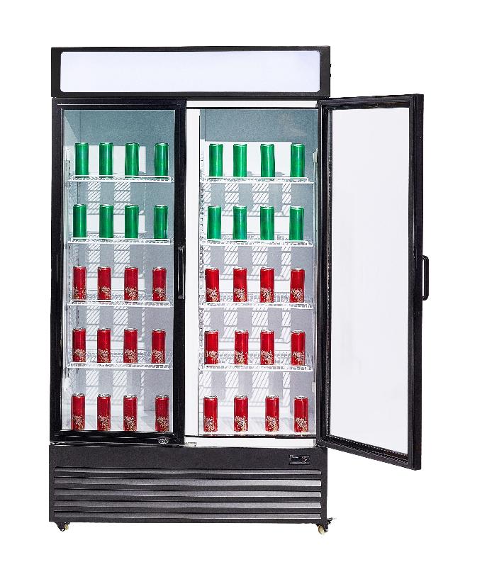 Réfrigérateur 2 portes en verre bez-750 gd l1120 7455.1390 COMBISTEEL_6
