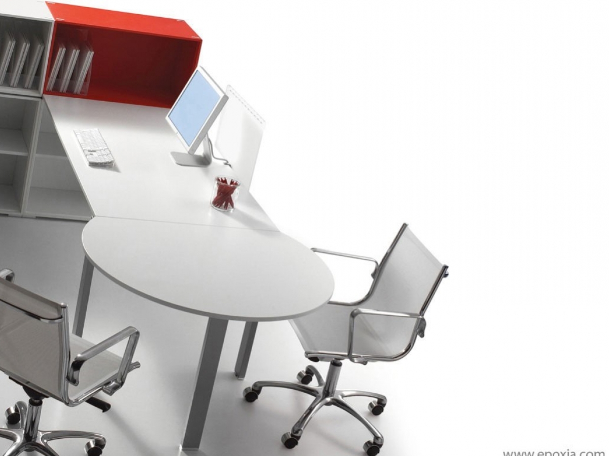 Bureau opératif polyvalent GLIDER - design épuré et réglage en hauteur_6