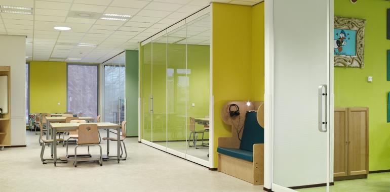 Visio - Cloisons mobiles en verre trempé - Espero BV - Profilés 45 mm_6