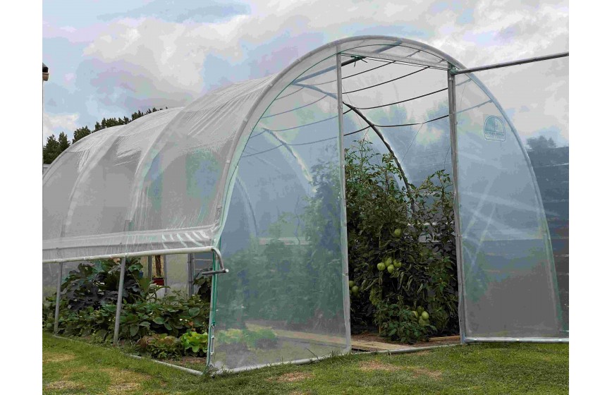 Serre de jardin petite, fonctionnelle, robuste pour les fleurs, les arbustes et le potager familial - 4 à 8 m de long - JARDINIERE_7
