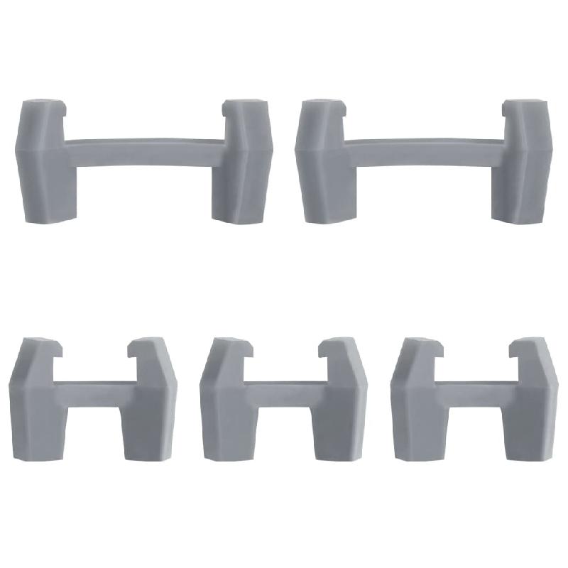 Vidaxl drain de douche 2 en 1 avec couvercle 25x25 cm acier inoxydable 146005_6