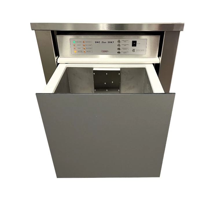 Laveur automatique à ultrasons SNC Slide 30 K7 - Modèle tiroir incorporable sous plan de travail vrac/cassettes - Gamasonic_6