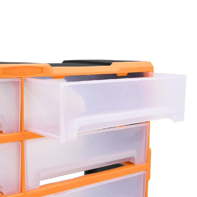 Vidaxl organisateur multi-tiroirs avec 8 grands tiroirs 52x16x37 cm 149599_6