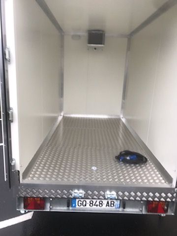 Remorque frigorifique double essieu 1300kg - RAPHA 21 - PTAC 2500kg - Température 0 à 5°C_6