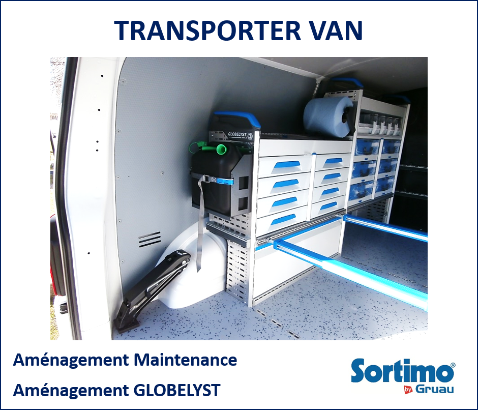 Meuble de rangement pour volkswagen transporter van_6