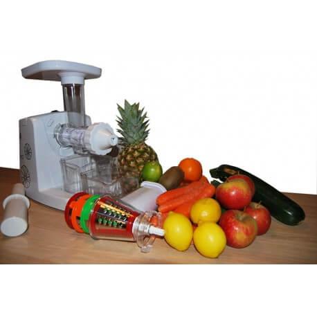 Slow juicer - Extracteur de jus à extraction lente 80t/min avec râpe offerte_6