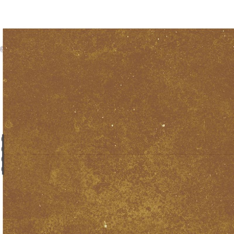 Vidaxl portail de jardin 105x155 cm acier corten 153265_6