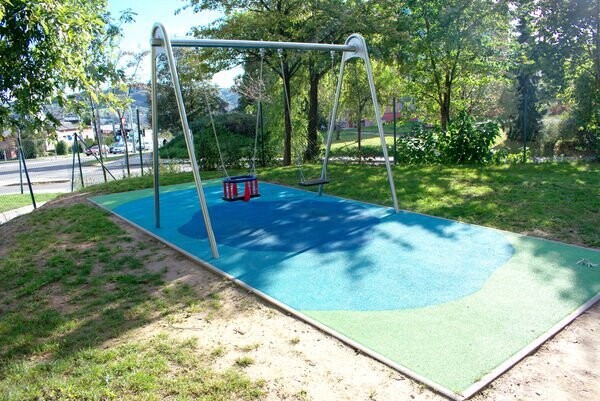 Balançoire double en acier inoxydable - Conforme EN1176 - Référence BT13058 - Haute qualité et durable_6