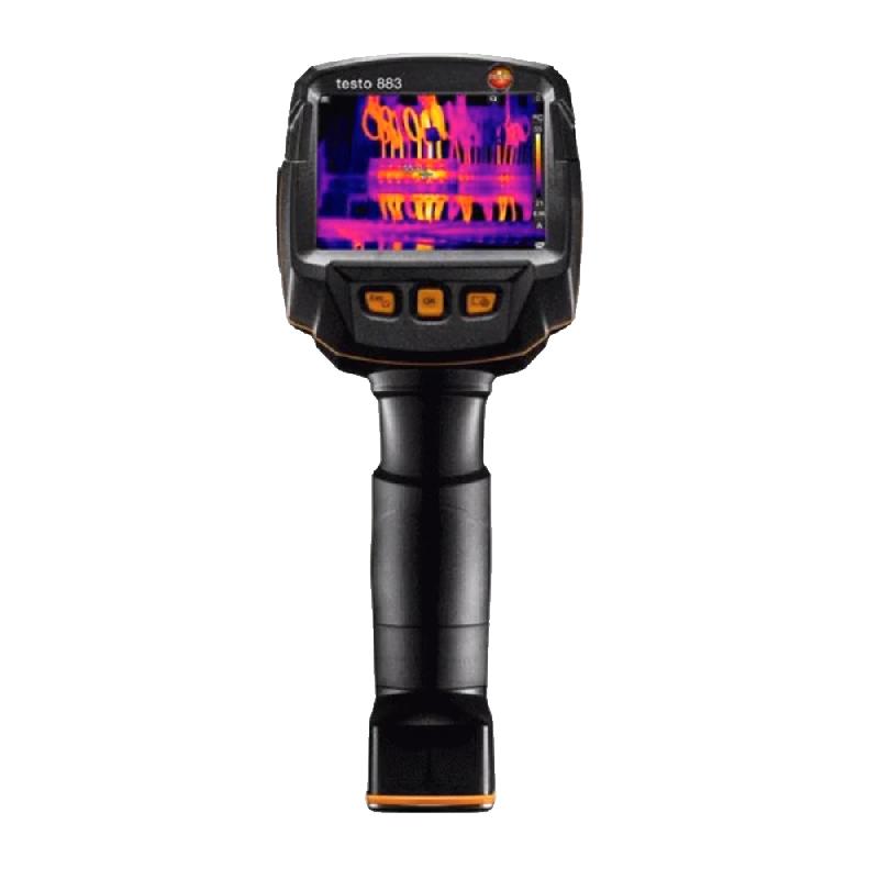 Caméra thermique Testo 883-1 - 320 x 240 px - Plage de mesure -30°C à 650°C - Écran tactile - Pointeur laser - Mise au point manuelle - Objectifs interchangeables_6