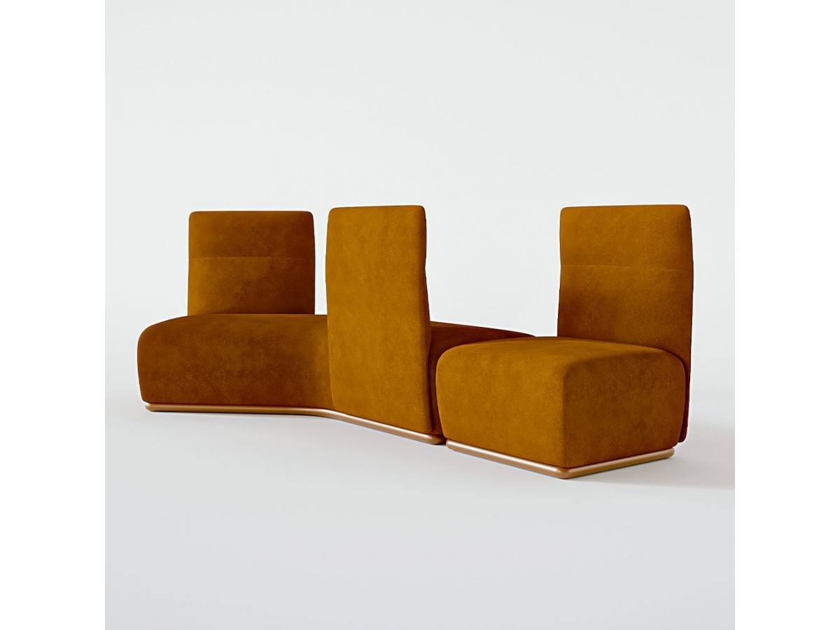 Siège modulaire contemporain et élégant - STYLAN - design flexible et esthétique italienne_6