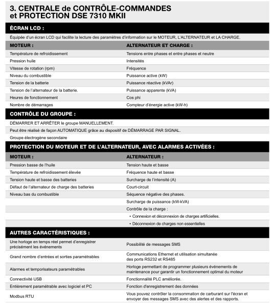 AT-2460 60 Hz triphasé - Groupe électrogène en container Inmesol - 2.465,0 kVA - Moteur MTU et alternateur Stamford_6