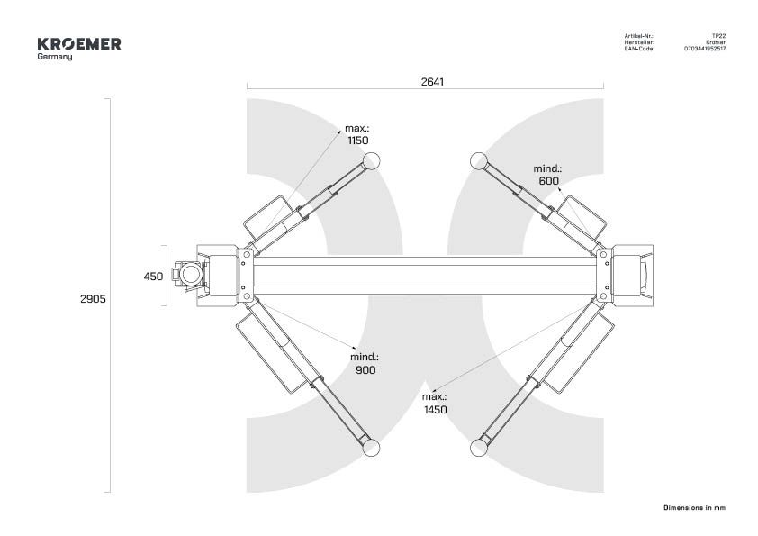 Pont élévateur 2 colonnes « Colmar » - TP22_6