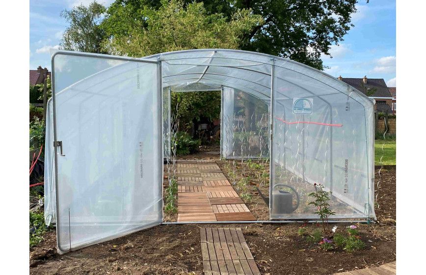 Bâche de toit sur mesure pour serre tunnel - Polyéthylène 200 microns_6