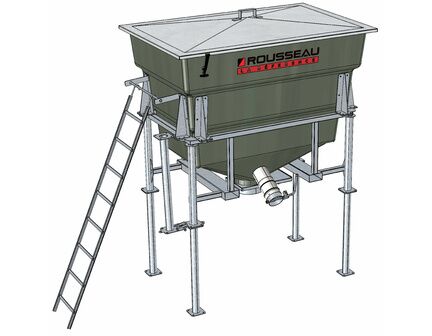 Trémie mobile de stockage de granulés sortie Ø320 - Trémie'Box_6