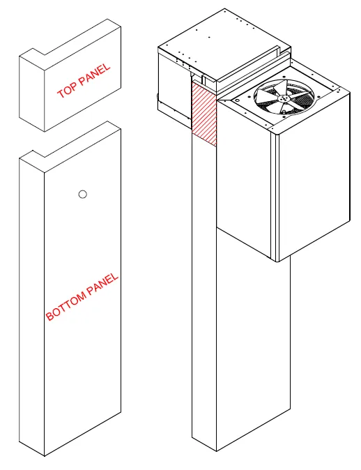 Chambre froide négative CRNF1215 Blanc 1200 x 1500 x 2200 mm TEFCOLD_6