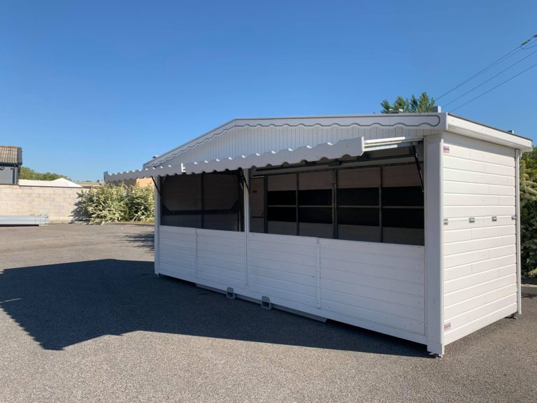 Chalet pliable en bois de 6 mètres de façade  adaptable selon vos besoins_6